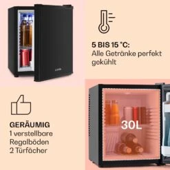 Happy Hour Minibar 5-15°C EEK G 25dB LED-Licht 14 Happy Hour Minibar 5-15°C EEK G 25dB LED-Licht -Innovation Home Appliances Store 10005400 DE 0004 usp