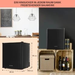 Happy Hour Minibar 5-15°C EEK G 25dB LED-Licht 16 Happy Hour Minibar 5-15°C EEK G 25dB LED-Licht -Innovation Home Appliances Store 10005400 DE 0006 usp