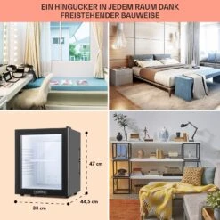 MKS-13 Minibar Mini-Kühlschrank 3 Temperaturen 30L 23 DB Glastür -Innovation Home Appliances Store 10005440 DE 0006 usp