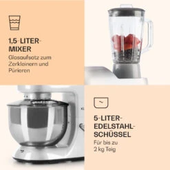 Lucia Küchenmaschine 3-in-1 2000 W / 2,7 PS 5 Ltr Edelstahl BPA-frei -Innovation Home Appliances Store 10006255 de 0006 logo