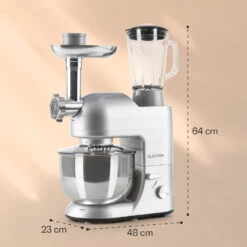 Lucia Küchenmaschine 3-in-1 2000 W / 2,7 PS 5 Ltr Edelstahl BPA-frei -Innovation Home Appliances Store 10006255 yy 0008 logo