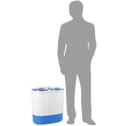 DB003 Mini-Waschmaschine Schleuder 2kg 12 DB003 Mini-Waschmaschine Schleuder 2kg -Innovation Home Appliances Store 10006738 yy 0006 titel groessenvergleich oneconcept mnw db003