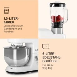 Lucia Küchenmaschine 3-in-1 2000 W / 2,7 PS 5 Ltr Edelstahl BPA-frei -Innovation Home Appliances Store 10008236 de 0006 logo