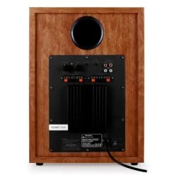 Linie-300-SW-WN Aktiv-Subwoofer AUX Walnuss -Innovation Home Appliances Store 10008971 yy 0006 titel back Auna Linie 300 SW WN Aktiv Subwoofer