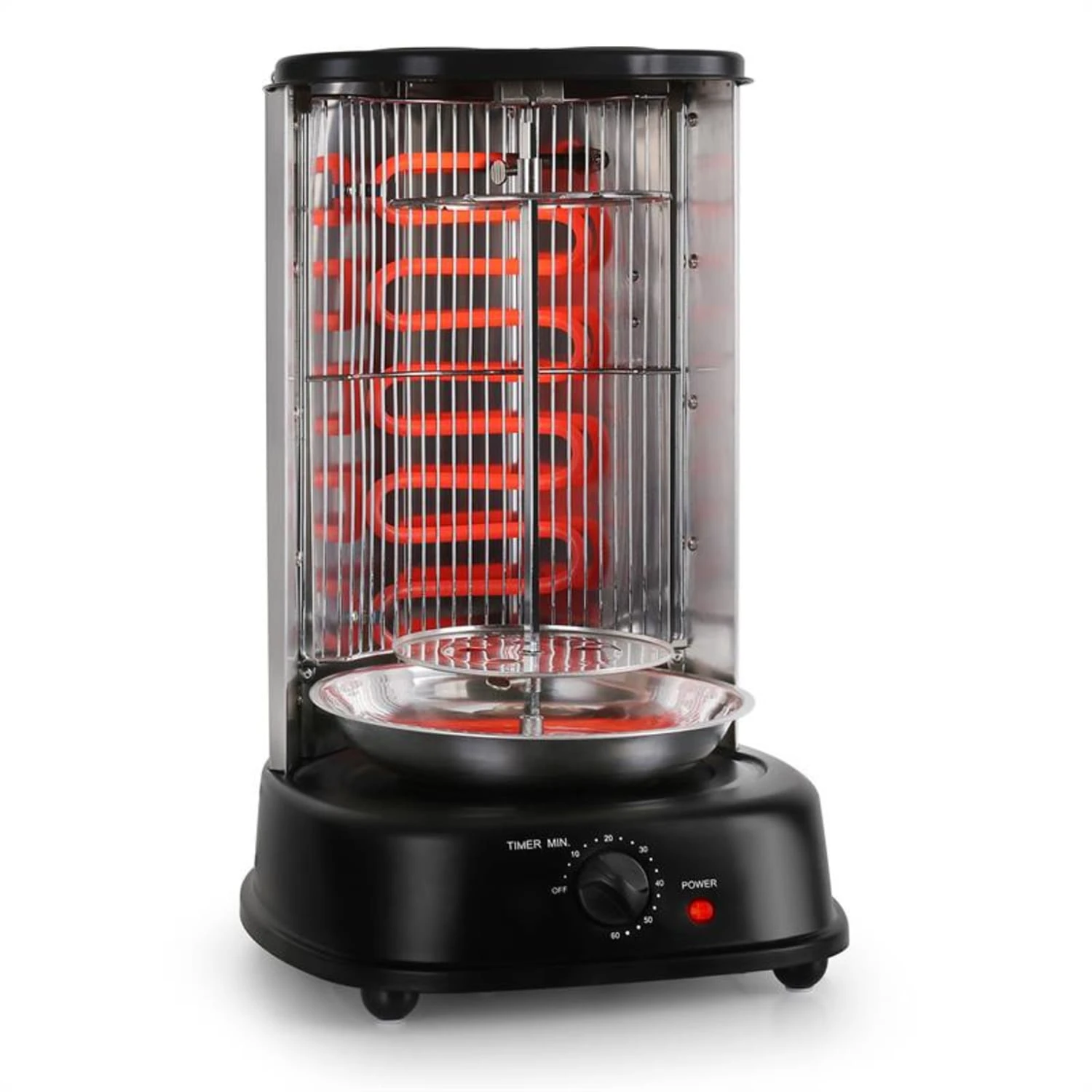 Kebap Master Vertikalgrill 1800W Schwarz Inkl. Spieß Set 1 Kebap Master Vertikalgrill 1800W Schwarz Inkl. Spieß Set