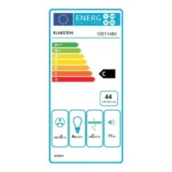 UW60BL Dunstabzugshaube 60 Cm Abzug Unterbau LED 210 M³/h -Innovation Home Appliances Store 10011484 energy label