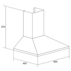 TR90WS Dunstabzugshaube Ablufthaube LED-Licht Edelstahl 90 Cm 340 M³/h -Innovation Home Appliances Store 10011486 yy 0008 logo Klarstein TR90WS Dunstabzugshaube 3x Filter reedit v2