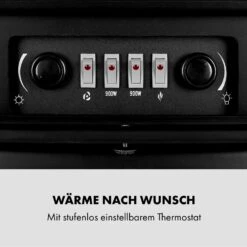 St. Moritz Elektrischer Kamin Elektrokamin Heizlüfter 2 Heizstufen 1650W/1850W Flammenillusion Rauchfrei -Innovation Home Appliances Store 10012128 de 0004 logo