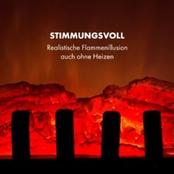 St. Moritz Elektrischer Kamin Elektrokamin Heizlüfter 2 Heizstufen 1650W/1850W Flammenillusion Rauchfrei -Innovation Home Appliances Store 10012128 de 0005 logo