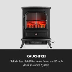 St. Moritz Elektrischer Kamin Elektrokamin Heizlüfter 2 Heizstufen 1650W/1850W Flammenillusion Rauchfrei -Innovation Home Appliances Store 10012128 de 0006 logo