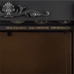 Grenoble Elektrischer Kamin Heizlüfter 1850 W Bodenrollen Thermostat -Innovation Home Appliances Store 10012129 yy 0003 detail Klarstein Grenoble Elektrischer Kamin 2000W