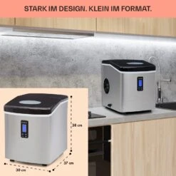 Mr. Black-Frost Eismaschine 150W Edelstahl Schwarz 15kg -Innovation Home Appliances Store 10020109 de 0006 usp