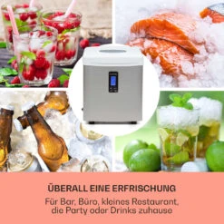 Mr. Silver-Frost Eismaschine 150W Edelstahl Weiß 15kg -Innovation Home Appliances Store 10020110 de 0003 usp