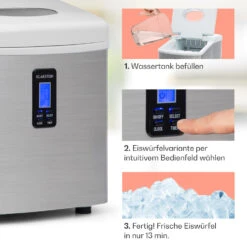 Mr. Silver-Frost Eismaschine 150W Edelstahl Weiß 15kg -Innovation Home Appliances Store 10020110 de 0004 usp