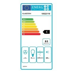Lumio Primo Retro-Dunstabzugshaube 60cm 490 M³/h LED-Leuchten 17 Lumio Primo Retro-Dunstabzugshaube 60cm 490 M³/h LED-Leuchten -Innovation Home Appliances Store 10022116 energy label