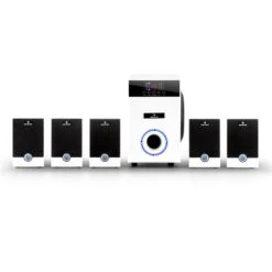 MM-5.1-JW 5.1 Surround Lautsprecher Set Aktiv 95W RMS Fernbedienung 11 MM-5.1-JW 5.1 Surround Lautsprecher Set Aktiv 95W RMS Fernbedienung -Innovation Home Appliances Store 10022256 yy 0003 titel Auna Multimedia Surround Set