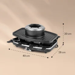Entrecote 2-in-1 Raclettegrill & Fondue Naturstein 1100W 8 Personen -Innovation Home Appliances Store 10022268 yy 0006 logo
