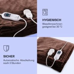 Dr. Watson XL Heizdecke 120W 3 Temperaturstufen 180x130 Cm Bedienteil 8 Dr. Watson XL Heizdecke 120W 3 Temperaturstufen 180x130 Cm Bedienteil -Innovation Home Appliances Store 10024005 de 0004 logo