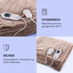 Dr. Watson XL Heizdecke 120 W 3 Stufen 180 X 130 Cm Bedienteil -Innovation Home Appliances Store 10024006 de 0004 logo