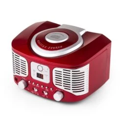 RCD320 Retro-CD-Player UKW AUX Rot 11 RCD320 Retro-CD-Player UKW AUX Rot -Innovation Home Appliances Store 10027419 yy 0006 titel Auna RCD320 CD Player