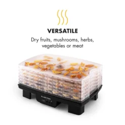 Bananarama Dörrautomat Schwarz 550W Trockner Dehydrator 6 Etagen -Innovation Home Appliances Store 10027831 yy 0008 logo Klarstein Bananarama Doerrautomat schwarz reedit