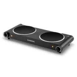 Captain Cook² Doppel-Kochplatte Infrarot 2400W Edelstahl Schwarz -Innovation Home Appliances Store 10027877 yy 0006 titel Klarstein Captain Cook Doppel Kochplatte