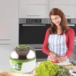 VitAir Turbo Heißluftfritteuse Grün-weiß 1400W Grillen Backen 9l 14 VitAir Turbo Heißluftfritteuse Grün-weiß 1400W Grillen Backen 9l -Innovation Home Appliances Store 10028288 yy 0004 ambient klarstein vitair heissluft frieteuse