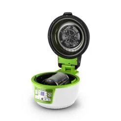 VitAir Turbo Heißluftfritteuse Grün-weiß 1400W Grillen Backen 9l 17 VitAir Turbo Heißluftfritteuse Grün-weiß 1400W Grillen Backen 9l -Innovation Home Appliances Store 10028288 yy 0007 titel 06 Klarstein VitAir Heissluftfritteuse gruen weiss