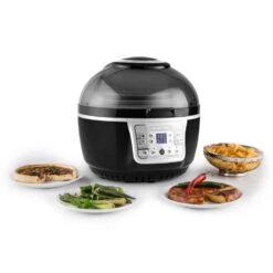 VitAir Turbo Heißluftfritteuse Grau-schwarz 1400W Grillen Backen 9l -Innovation Home Appliances Store 10028290 yy 0003 ambient klarstein vitair heissluft frieteuse