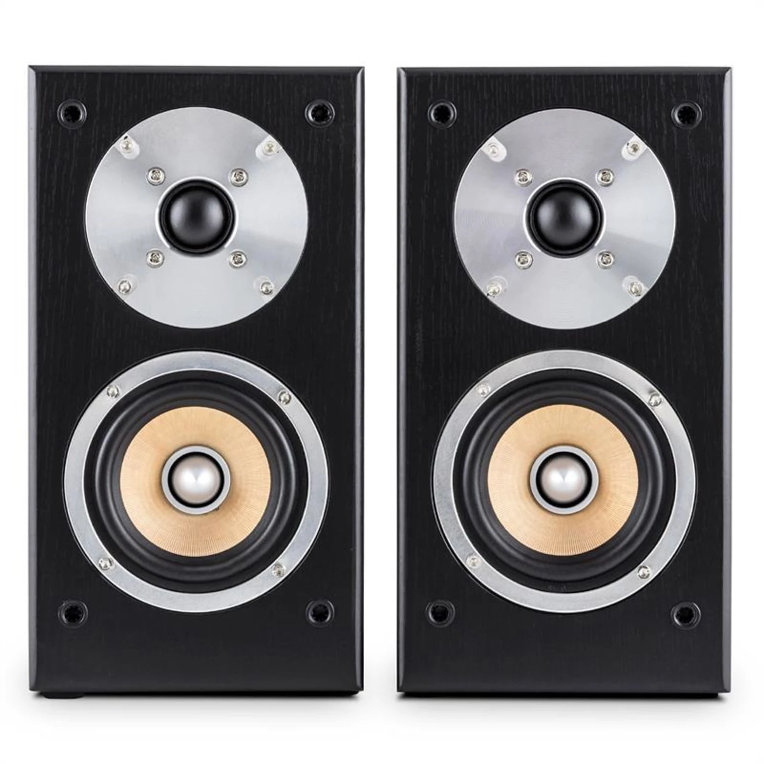 Linie 501 BS-BK Regallautsprecher Paar 100W Passiv Schwarz 3 Linie 501 BS-BK Regallautsprecher Paar 100W Passiv Schwarz – Bild 3