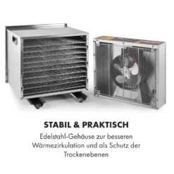 Fruit Jerky Steel 10 Dörrautomat 10 Etagen 1000 W Fläche: 1,5 M² Timer -Innovation Home Appliances Store 10028437 de 0007 logo