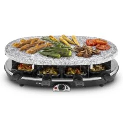 Steaklette Raclettegrill 1500 W Granit-Natursteinplatte 8 Personen -Innovation Home Appliances Store 10028449 yy 0003 titel Klarstein Steaklette Raclette Natursteingrill