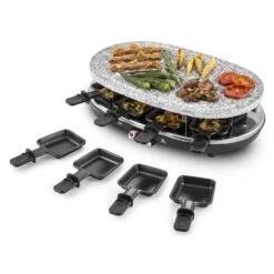 Steaklette Raclettegrill 1500 W Granit-Natursteinplatte 8 Personen -Innovation Home Appliances Store 10028449 yy 0007 titel Klarstein Steaklette Raclette Natursteingrill