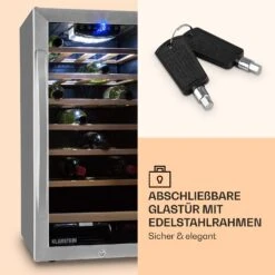 Vinamour 26 Uno Weinkühlschrank 26 Flaschen 88 Liter Edelstahl LED -Innovation Home Appliances Store 10028491 de 0004 logo