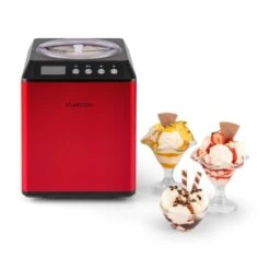 Vanilla Sky Eiscreme-Maschine Kompressor 2l 180W Edelstahl Rot -Innovation Home Appliances Store 10028874 yy 0007 ambient Klarstein Vanilla Sky Eismaschine