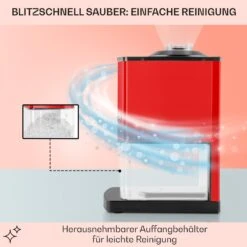 Icebreaker Ice Crusher 15kg/h 3,5 Liter Eisbehälter Edelstahl Rot 11 Icebreaker Ice Crusher 15kg/h 3,5 Liter Eisbehälter Edelstahl Rot -Innovation Home Appliances Store 10028938 de 0005 usp