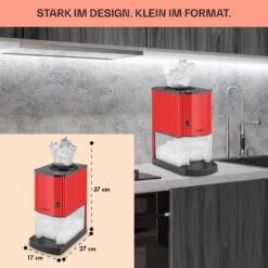 Icebreaker Ice Crusher 15kg/h 3,5 Liter Eisbehälter Edelstahl Rot 12 Icebreaker Ice Crusher 15kg/h 3,5 Liter Eisbehälter Edelstahl Rot -Innovation Home Appliances Store 10028938 de 0006 usp