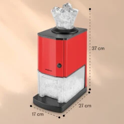 Icebreaker Ice Crusher 15kg/h 3,5 Liter Eisbehälter Edelstahl Rot 13 Icebreaker Ice Crusher 15kg/h 3,5 Liter Eisbehälter Edelstahl Rot -Innovation Home Appliances Store 10028938 yy 0011 dimensions