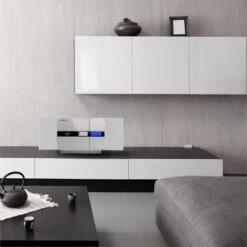 V-15 Stereoanlage CD USB MP3 UKW AUX Wandmontage Wecker Fernbedienung -Innovation Home Appliances Store 10029362 yy 0005 ambient oneConcept V 15 Stereoanlage weiss