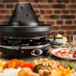 Taste Volcano Tartarengrill Raclettegrill 1500 W 6 Personen Schwarz -Innovation Home Appliances Store 10030307 yy 0003 ambient Klarstein Taste Volcano Tartarengrill