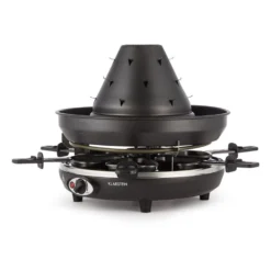 Taste Volcano Tartarengrill Raclettegrill 1500 W 6 Personen Schwarz -Innovation Home Appliances Store 10030307 yy 0007 front Klarstein Tataren Grill Raclette Grill