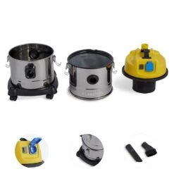 Reinraum 3-in-1 Nass-/Trockensauger Aschesauger 1800W 30l Edelstahl -Innovation Home Appliances Store 10030310 yy 0003 detail Klarstein vacuum cleaner 30L