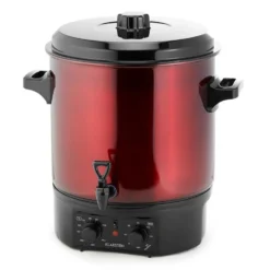 Biggie Einkochautomat Edelstahl 27 Liter 2000W Timer Rot -Innovation Home Appliances Store 10030585 yy 0004 front Klarstein Biggie Einkochautomat 27 Liter rot