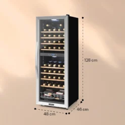 Vinamour 54 Duo Weinkühlschrank 2 Zonen 148 Ltr 54 Fl Touch-Display -Innovation Home Appliances Store 10030714 yy 0007 logo