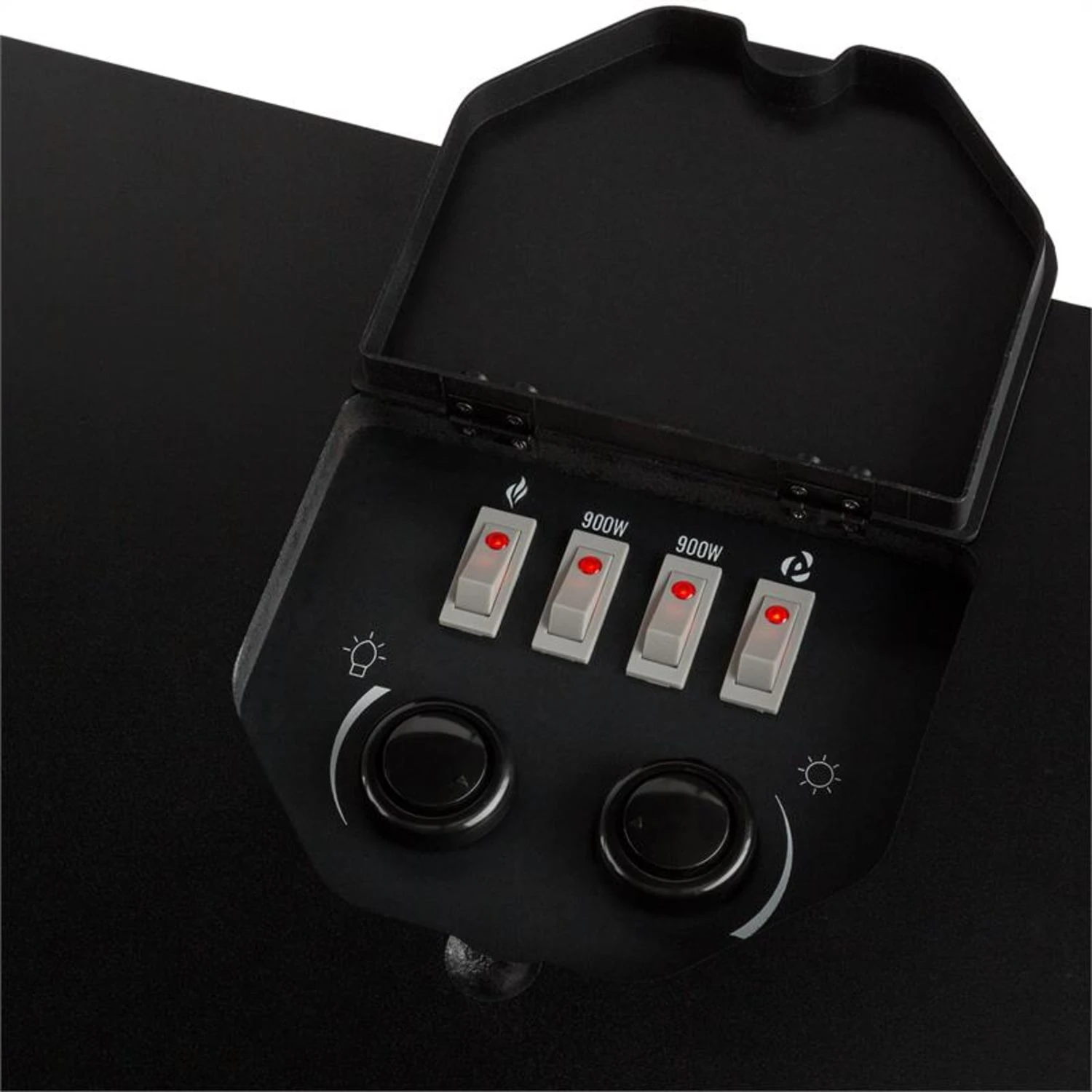 Klarstein Castillo Kaminheizung 1000/2000W Halogen-Beleuchtung 3 Klarstein Castillo Kaminheizung 1000/2000W Halogen-Beleuchtung – Bild 3