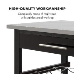 Vermont Servierwagen Küchenwagen 5 Etagen Holz Edelstahl Mobil -Innovation Home Appliances Store 10030776 uk 0004 logo