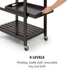 Vermont Servierwagen Küchenwagen 5 Etagen Holz Edelstahl Mobil -Innovation Home Appliances Store 10030776 uk 0005 logo