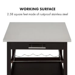 Vermont Servierwagen Küchenwagen 5 Etagen Holz Edelstahl Mobil -Innovation Home Appliances Store 10030776 uk 0006 logo