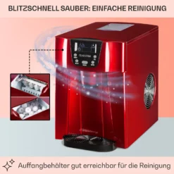Ice Volcano 2G Eismaschine LED 12kg Je 24h 2l 6-12min Rot 13 Ice Volcano 2G Eismaschine LED 12kg Je 24h 2l 6-12min Rot -Innovation Home Appliances Store 10030849 DE 0005 usp