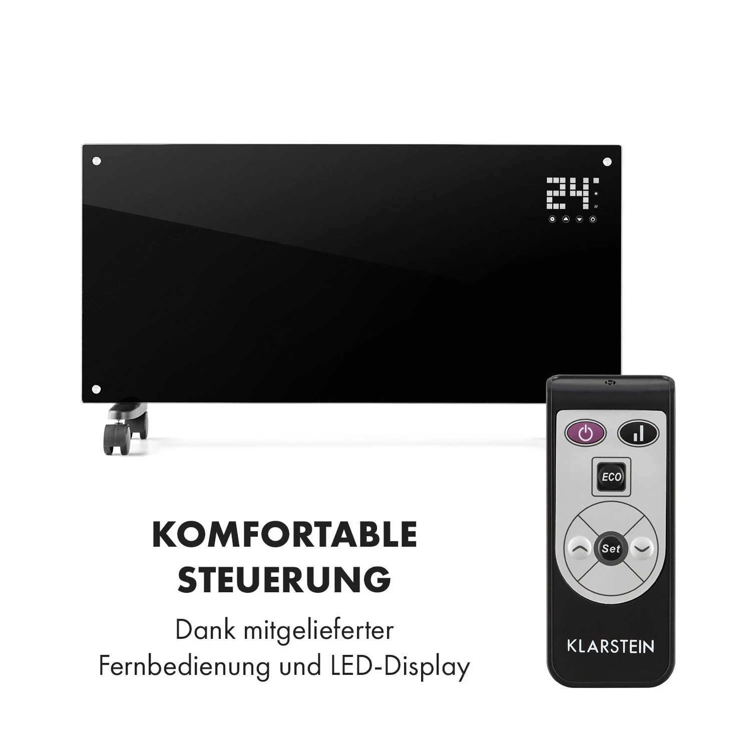 Bornholm Konvektions-Heizgerät 2000W Timer 2 Heizstufen ECO-Modus 3 Bornholm Konvektions-Heizgerät 2000W Timer 2 Heizstufen ECO-Modus – Bild 3